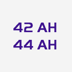42 Ah - 44 Ah