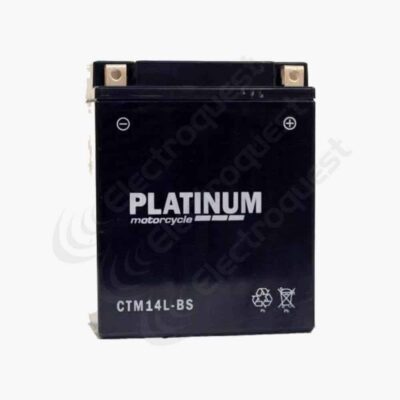 YB14LA2 Platinum Motorcycle Battery 12V 14Ah. Also known as YB14LA2, LYB14L-A2, LYB14L-A2, CB14LA2, CB14L-A2, CTM14LBS, CTM14L-BS