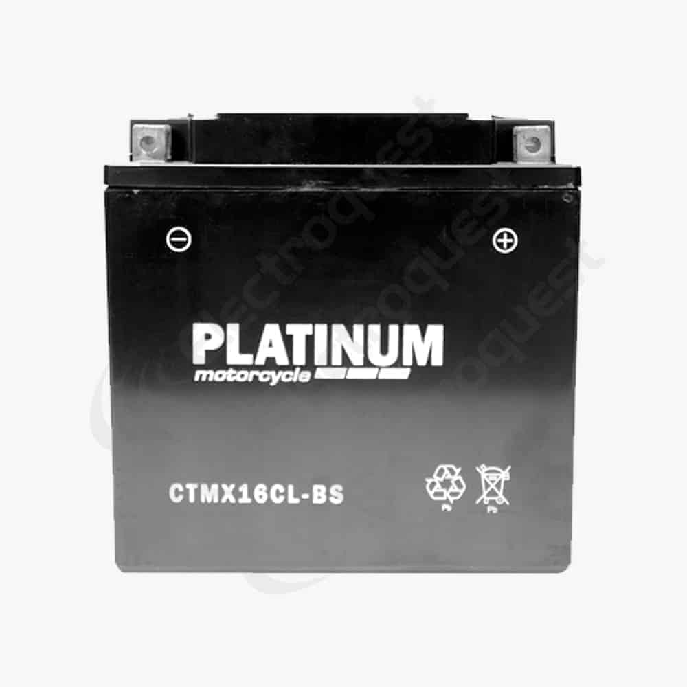 YB16ALA2 Platinum Motorcycle Battery 12V 21Ah. Also known as YB16CLB, YB16CL-B, LYB16CLB, LYB16CL-B, CTMX16CLBS, CTMX16CL-BS, CB16CLB, CB16CL-B