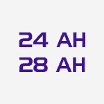 24 Ah - 28 Ah