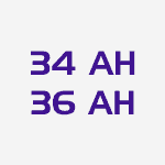 34 Ah - 36 Ah