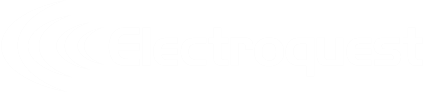 electroquest logo in white