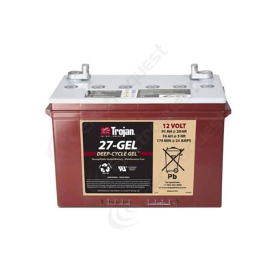 27-Gel Trojan Deep Cycle Battery 12v 91Ah