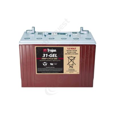 31-Gel Trojan Deep Cycle Battery 12v 102Ah