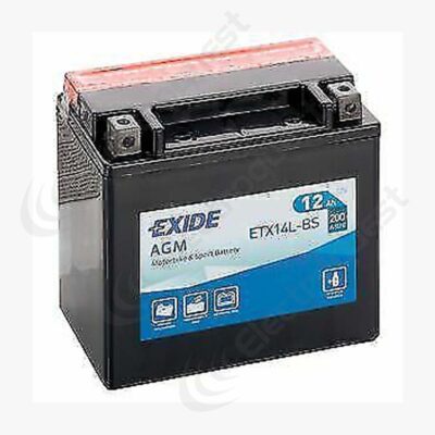 ETX14L-BS Exide Motorcycle Battery 12V 12Ah