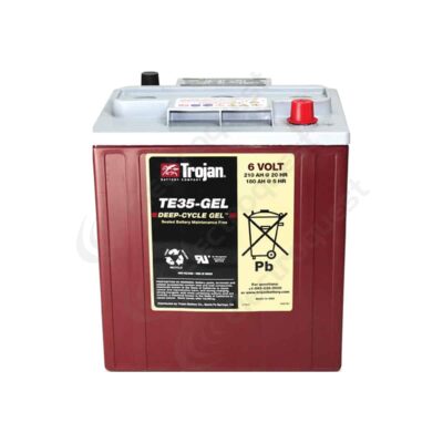 TE35Gel Trojan Deep Cycle Battery 6v 210Ah