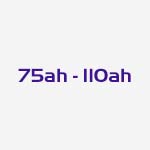 75 Ah - 110 Ah