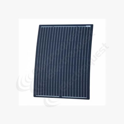100 watt black reinforced semi flexible solar panel