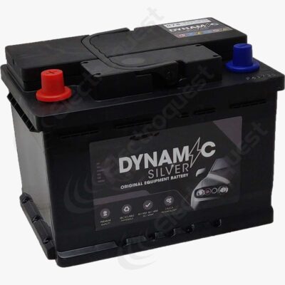 078DS Dynamic Silver Car Battery 60ah 560cca